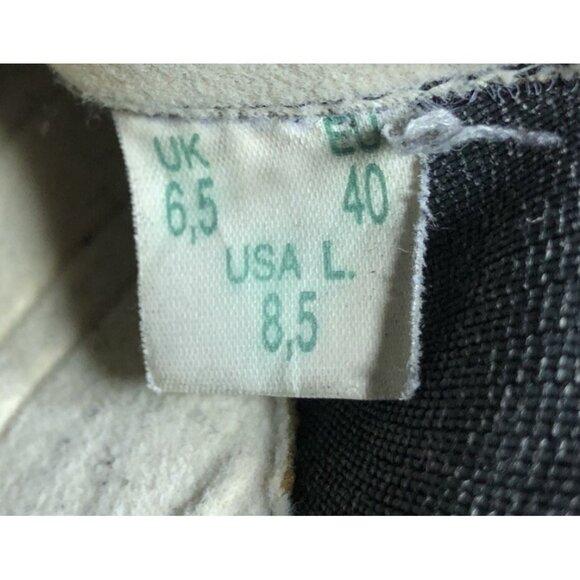 Tecnica Cowhide Leather Ankle Boots Womens Size 8.5  Drawstring Black Slip On - Picture 8 of 11